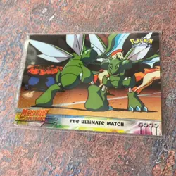 The Ultimate Match #34 1999 Topps Textured Foil Pokemon Card / Black Label - Image 3