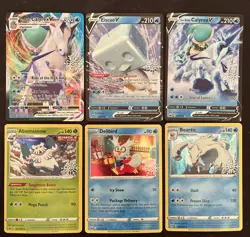 6 Pokemon Card Lot - Holiday Advent Calendar 2022 Promo Cards - Pokemon TCG-M/NM - Image 1