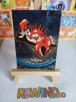 Kingler #99 Pokemon Topps trading cards series 2, 2000 HOLO - Image 1