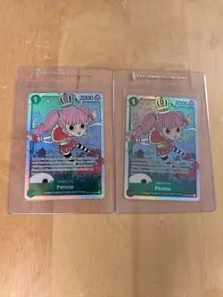 TWO cards of Perona OP12-34 SR Legacy of The Master One Piece TCG Card English - Image 1