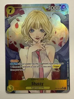 Stussy OP13-110 Alternate Art One piece Card English Carrying On His Will - Image 1