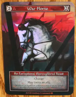 Sorcery Contested Realm War Horse FOIL Exceptional Arthurian Legends NM - Image 2