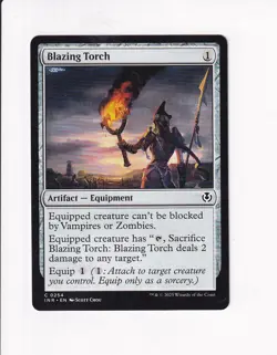 MAGIC THE GATHERING MTG INNISTRAD REMASTERED BLAZING TORCH (#1) - Image 1