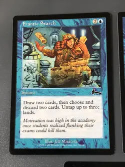 Frantic Search X3 Urza’s Legacy Ex Cond See Pics - Image 4