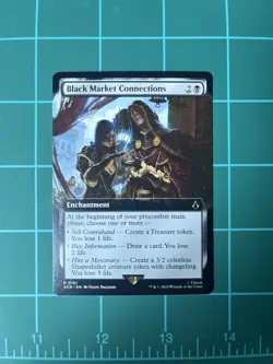 Black Market Connections NM Extended Art Non-foil MTG Assassin's Creed Near Mint - Image 1