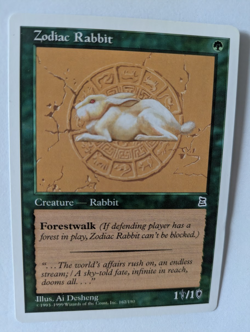 Zodiac Rabbit Portal 3K MTG NM Free shipping with tracking - Image 1