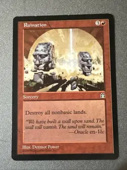 Ruination X1 Stronghold Ex+ Condition See Pics Front/back - Image 1