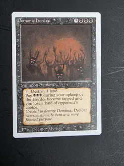MTG Magic the Gathering Demonic Hordes Revised - Image 1