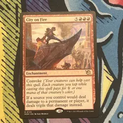 City on Fire - MTG Magic The Gathering - March of the Machine - NM - Image 1