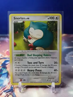 Pokemon TCG Snorlax Rising Rivals 81/111 Common LP - Image 1