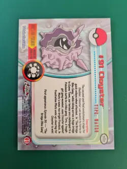Cloyster 091 - Pokemon Topps Chrome Series 2 - NM Condition - Image 2