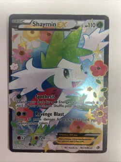 2013 Pokemon Shaymin EX Legendary Treasures: Radiant Collection #RC21/RC25 (DMG) - Image 1