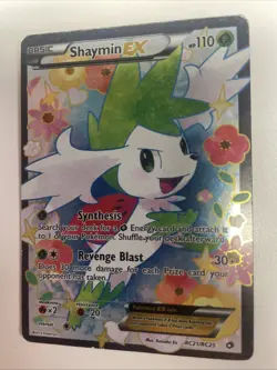 2013 Pokemon Shaymin EX Legendary Treasures: Radiant Collection #RC21/RC25 (DMG) - Image 2