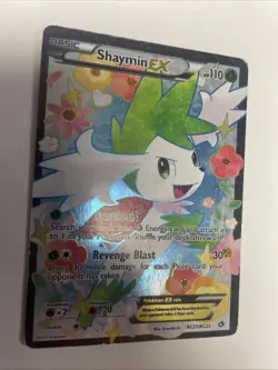 2013 Pokemon Shaymin EX Legendary Treasures: Radiant Collection #RC21/RC25 (DMG) - Image 3