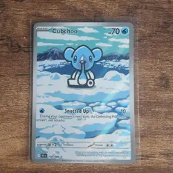 Pokemon TCG Cubchoo 109/086 Illustration Rare Black Bolt - Image 1