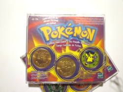 VTG 1999 x 2 Pokemon Battling Coin Game Hasbro 1 New/ Sealed 1 Opened - Image 2