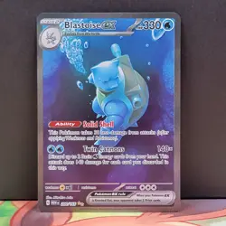 Blastoise ex 200/165 SIR Scarlet & Violet 151 English Pokemon TCG - Image 1