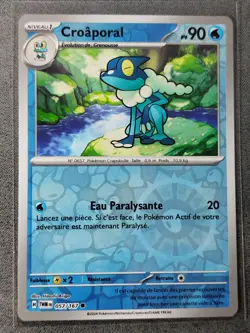 Carte POKEMON FR - EV06 Mascarade Crepusculaire 057/167 Croaporal Reverse Neuf - Image 1