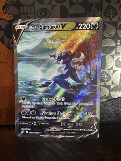 READ Pokemon Hisuian Samurott V GG51 Crown Zenith Galarian Gallery - Image 1