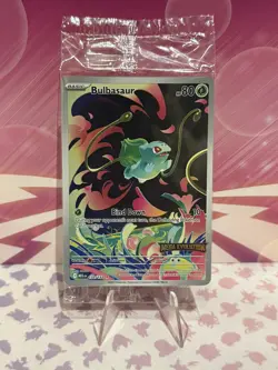 Pokemon Mega Evolutions Bulbasaur 133/132 Stamped Promo Near Mint - Sealed - Image 1