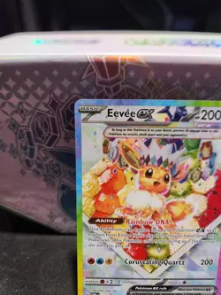 Pokemon Eevee ex 174 Promo Prismatic Evolutions Holo SIR Premium collection - Image 2