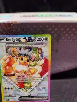 Pokemon Eevee ex 174 Promo Prismatic Evolutions Holo SIR Premium collection - Image 3