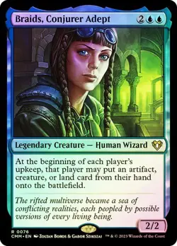 Braids, Conjurer Adept FOIL - 0076 - Rare - Commander Masters CMM MTG - Image 1