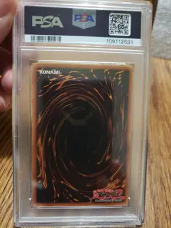 2002 Yugioh Dark King of the Abyss LOB-020 Legend Blue Eyes 1st Edition PSA 7 NM - Image 2