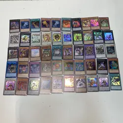 Mixed Rare Holographic YU-GI-OH! TCG and CCG Trading Cards Bundle (Set Of 50) - Image 1