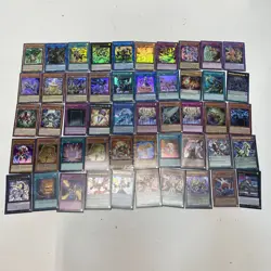 Mixed Rare Holographic YU-GI-OH! TCG and CCG Trading Cards Bundle (Set Of 50) - Image 1