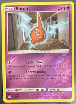 Rotom 86/236 Reverse Holo Cosmic Eclipse | NM/MT | Pokemon Trading Card TCG - Image 1
