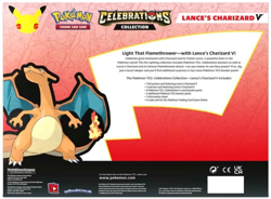 Sealed LANCE'S CHARIZARD V Celebrations Collection Box (4 Packs) Pokemon Cards - Image 2