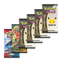 Sealed LANCE'S CHARIZARD V Celebrations Collection Box (4 Packs) Pokemon Cards - Image 3