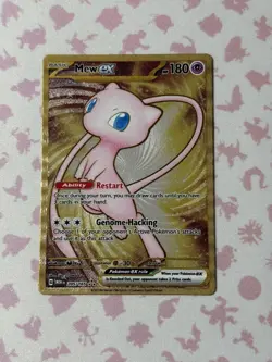 Mew ex (Metal) 205/165 SV151 LP Pokemon TCG Scarlet & Violet 151 Card - Image 1