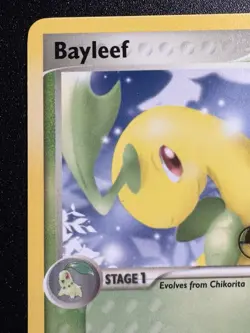 Prerelease Bayleef 35/115 EX Unseen Forces Pokemon Card Rare Stamped HP - Image 3