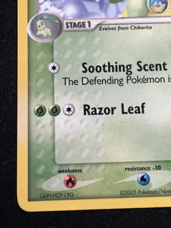 Prerelease Bayleef 35/115 EX Unseen Forces Pokemon Card Rare Stamped HP - Image 5
