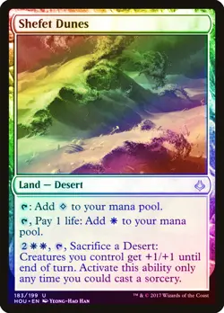 Shefet Dunes FOIL Hour of Devastation PLD Land Uncommon MAGIC CARD ABUGames - Image 1