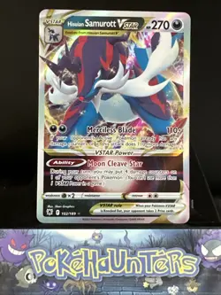 Pokemon Card Hisuian Samurott Vstar 102/189 Ultra Rare Astral Radiance Near Mint - Image 1