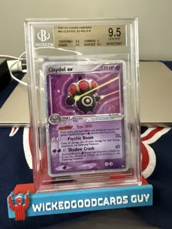Pokemon TCG Claydol EX Power Keepers Holo Rare Card 93/108 EX BGS 9.5 - Image 1