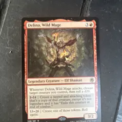 MTG ~ Delina, Wild Mage ~ Adventures in the Forgotten Realms ~ Rare ~ Near Mint - Image 1