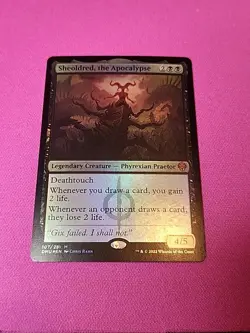 Sheoldred, the Apocalypse Foil, L/P Near Mint, MTG Dominaria United - Image 1