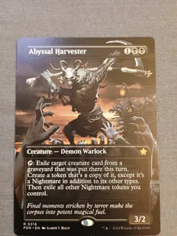 Abyssal Harvester (Borderless) Foundations Regular NM R 0316 - Image 1