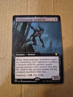 Shadowgrange Archfiend (Extended Art) Commander: Innistrad: Crimson Vow Regular - Image 1