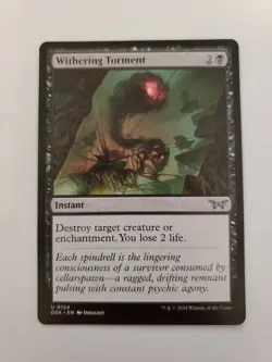 Withering Torment NM Uncommon Duskmourn MTG - Image 1