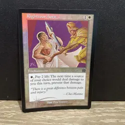 MTG: Mercadian Masques: Foil Righteous Aura LP MTG Magic: The Gathering - Image 1