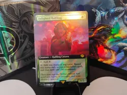 Magic The Gathering LOTR, Delighted Halfling (Extended; Surge Foil) Mint - Image 1