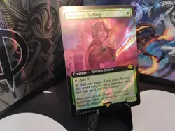 Magic The Gathering LOTR, Delighted Halfling (Extended; Surge Foil) Mint - Image 3