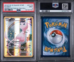 PSA 9 Mew #XY110 Full Art 2016 Pokemon XY Black Star Promo Mythical - Image 2