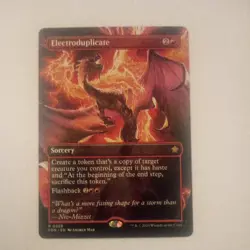 Magic the Gathering - Electroduplicate - Foundations - Borderless - MTG - Image 1