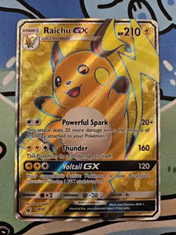 Pokemon TCG: Raichu GX Full Art (SM90) Black Star Promo NM - Image 2